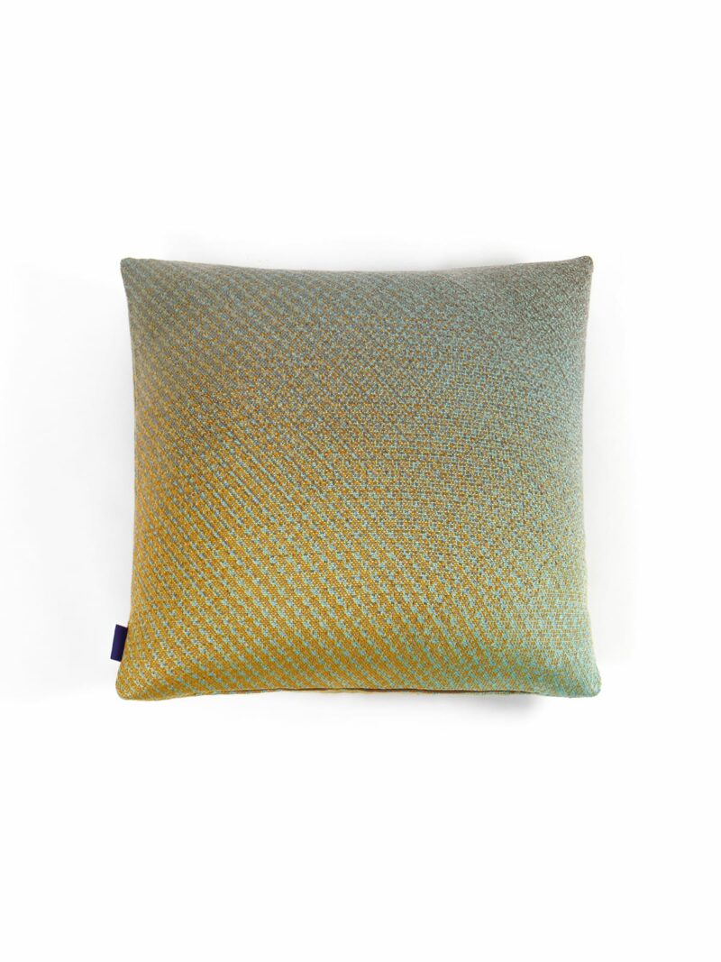 Knitted Cushion 50x50 Langeoog - Merino Wool hinten