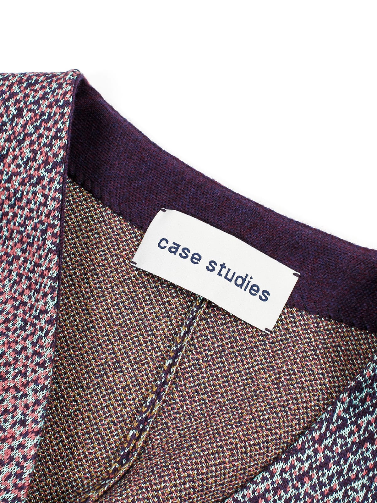 knitted Coat_Halfmoon Caye label