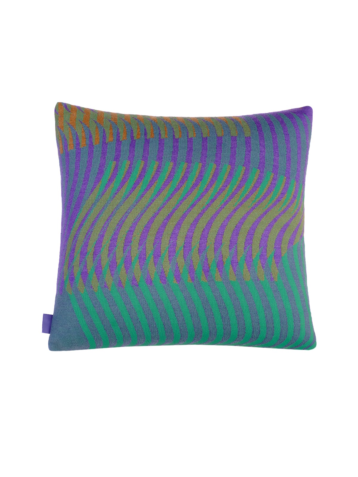 Knitted Cushion 50x50 Oceania_Waves hinten