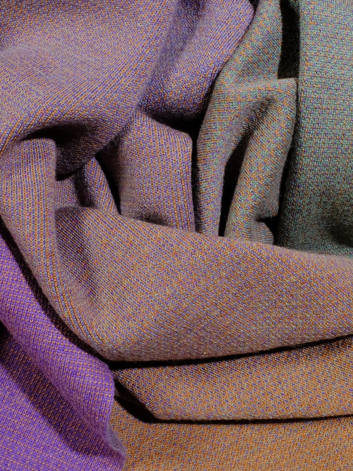 Knitted Blanket Lucca - Merino Wool details