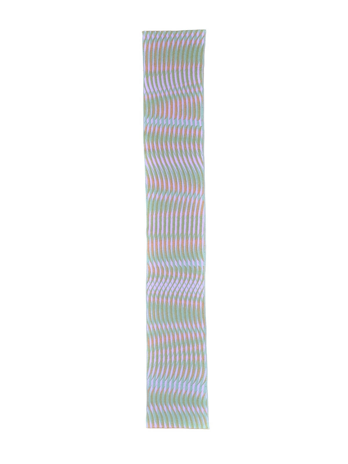 Knitted Scarf - Oscillations No1 - padded - 2
